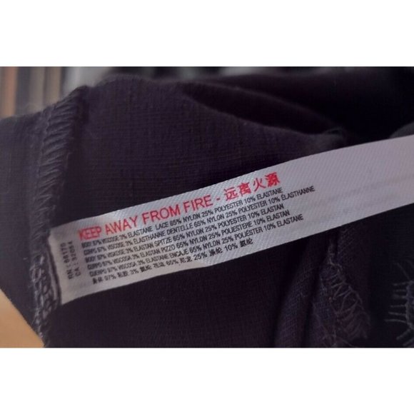 Free People Black Lace Mini Dress - Picture 10 of 12